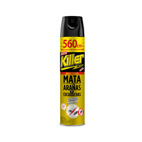 Insecticida Killer aerosol mata arañas y cucaracha 560 cc