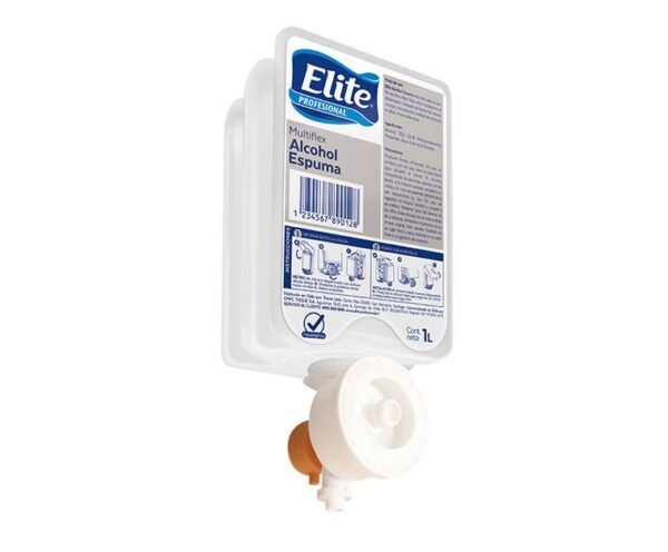 Multiflex Alcohol Espuma Elite 1Lt x 6 sachet
