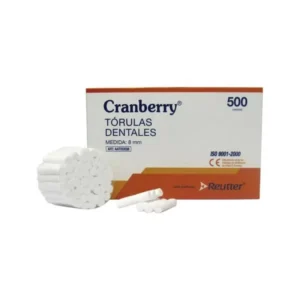 Torulas Dentales 10Mm Cramberry 500 un