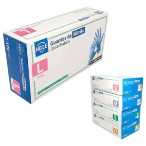 Guante Nitrilo Talla L Cj -100 Un, Heile Sbs