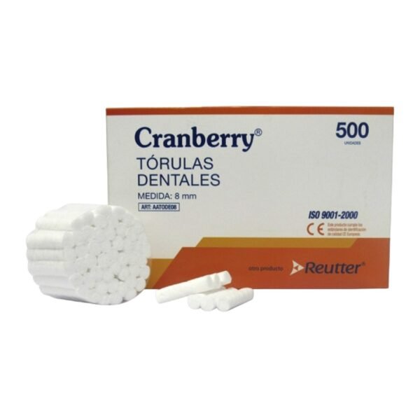Torulas Dentales 8Mm Cramberry 50Uni