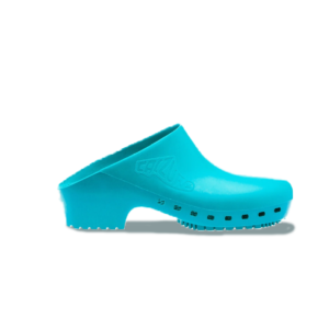 Zueco Calzuro C 38-39 turqueza, sin perforaciones, sin soporte (SKU 10080027)