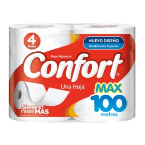 P.Higiénico Confort 1 hoja  32 rollos x 100 mt (SKU 10010886)