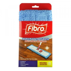 Mopa Plana Repuesto Fibro 45Cm Atrapa Polvo