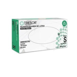 Guante Latex Talla S Tresor C>P Natural
