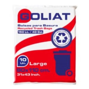 Bolsa Basura 80X110 10Uni Goliat