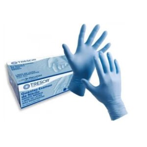 Guante Nitrilo Talla S Tresor S P Azul Reutter