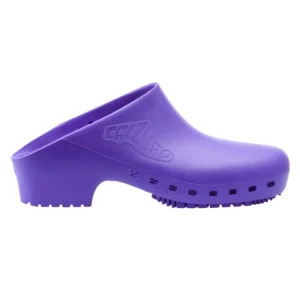 Zueco Calzuro S 33-34 morado, sin perforaciones, sin soporte (SKU 10080021)