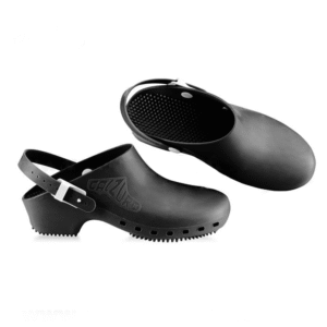 Zueco Calzuro S, 44-45 negro, sin perforaciones, con soporte (SKU 10080034)