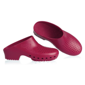 Zueco Calzuro C 34-35 vinotinto, con perforaciones, sin Soporte (SKU 10080032)