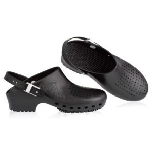 Zueco Calzuro S, 39-40 negro, sin perforaciones, con soporte (SKU 10080037)