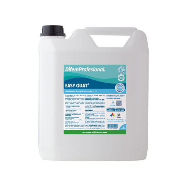 Limpiador EasyQuat base amonio  5 lt, listo (SKU 10010957)